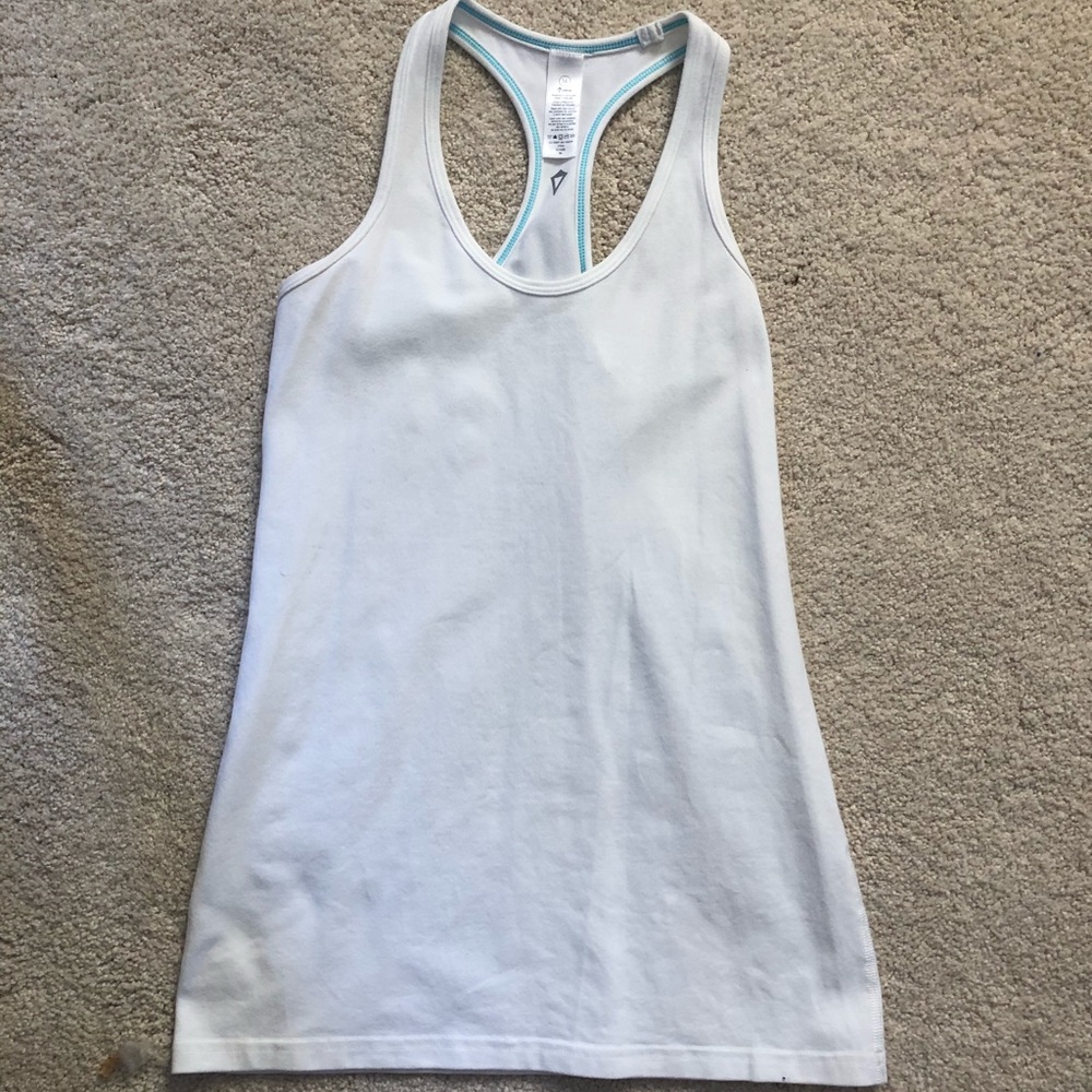 Ivivva White tank top size 14 for girls